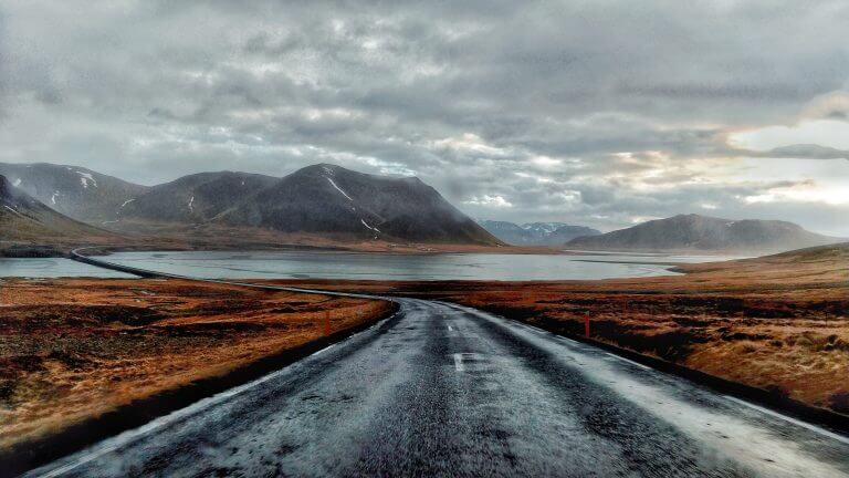 Iceland roads