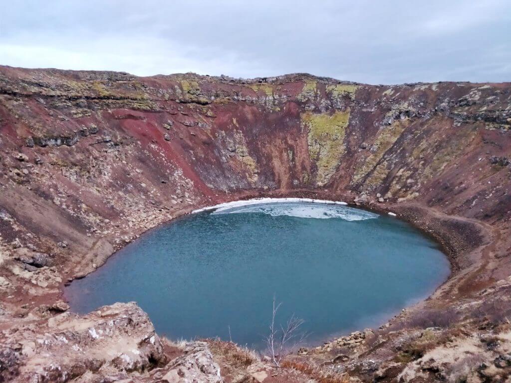 Kerid Krater Gölü, İzlanda