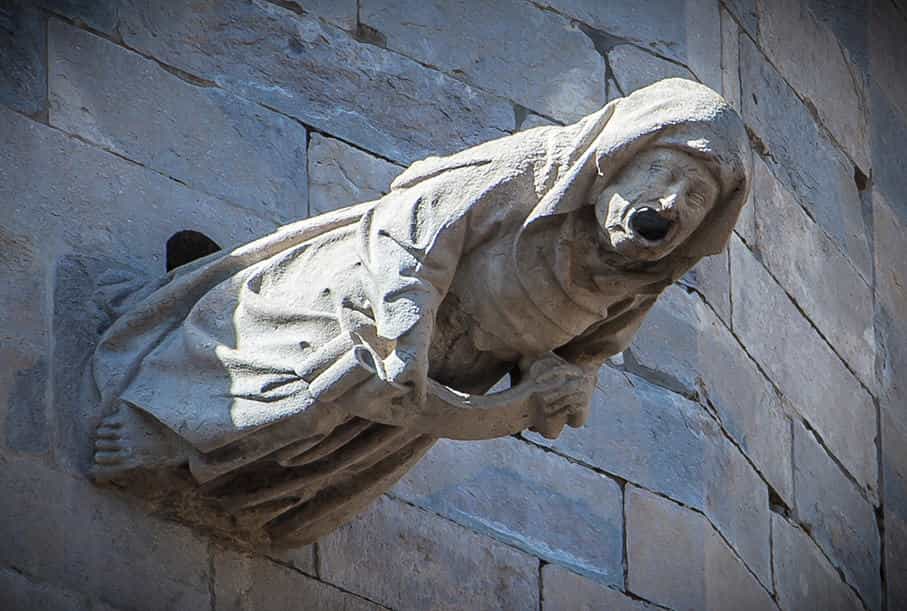 gargoyle girona cathedral