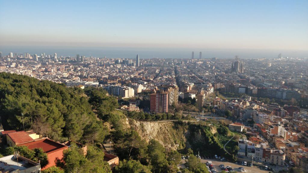 barcelona view from bunkers