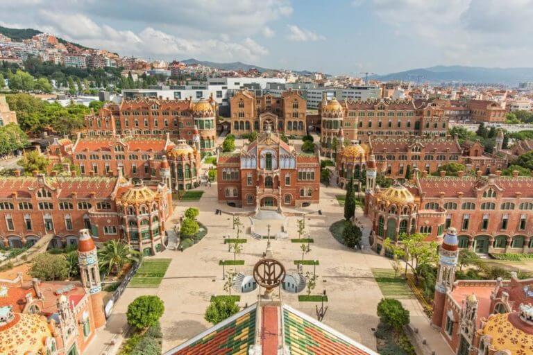 Sant Pau üstten görünüm