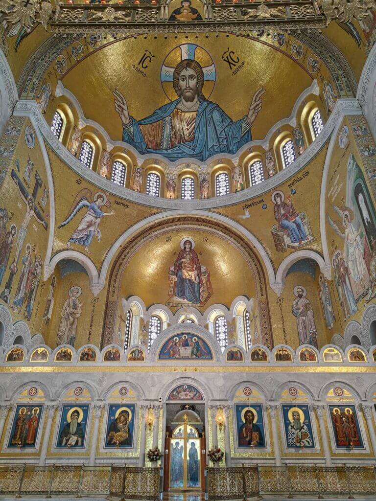 belgrade saint sava church interior 2